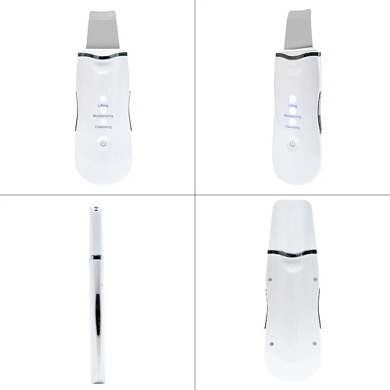 Ультразвуковой скребок для кожи очистка пор машина глубокой очистки лица