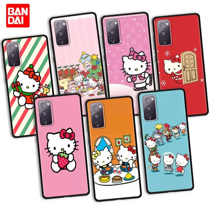 

Hello Kitty Cartoon Phone Case for Samsung Galaxy S20 FE S21 S10 S9 Plus Ultra 5G S20fe S21fe S20ultra Cover Casing Silicone