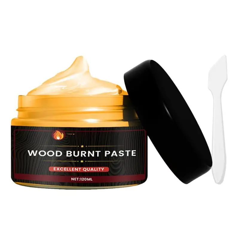 

Wood Burning Gel Easy To Apply Burn Paste For Wood Craft Combustion Gel Multifunctional DIY Pyrography Accessories For Paper