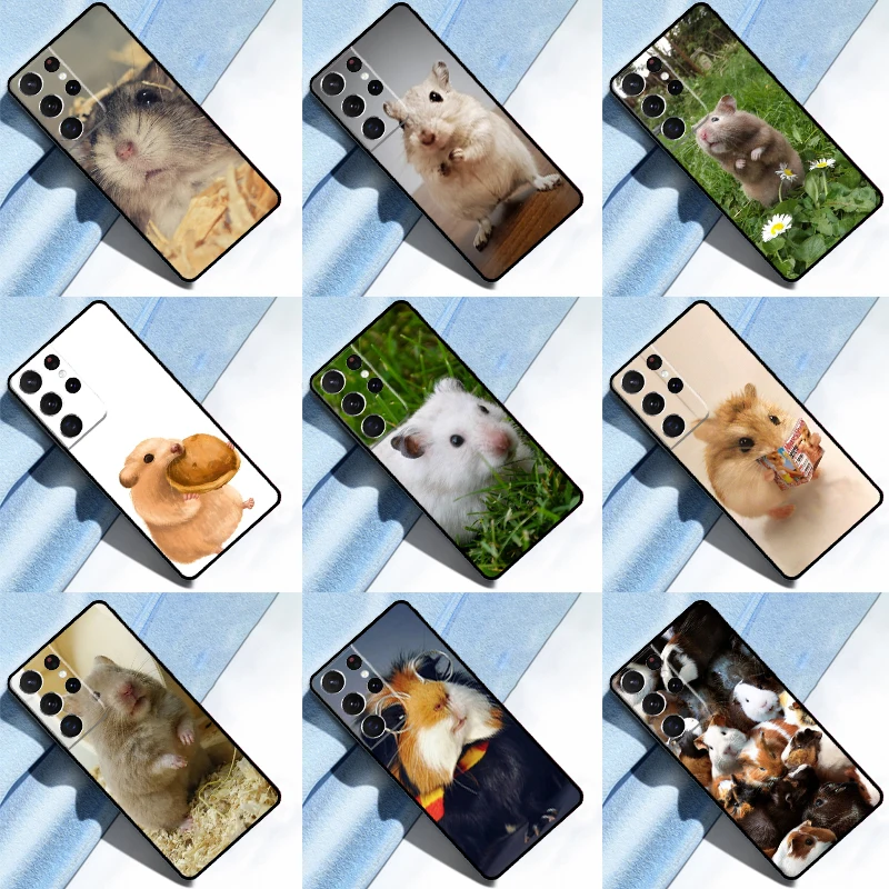 Чехол хомяк морская свинка для Samsung Galaxy S23 S22 Ultra S8 S9 S10 Plus Note 10 20 S21 S20 FE чехол