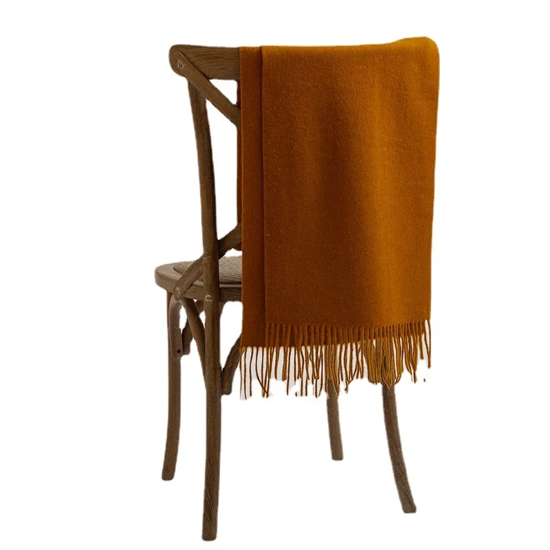 Новинка 2024 шарф из 100% шерсти внутренней Монголии осенне-зимний женский