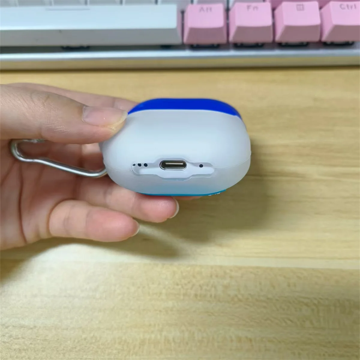 Cover for AirPods 4th Generation Popular Design Silicone Earbuds Case Airpods 4 with Hook Front LED Visible Boys Girls