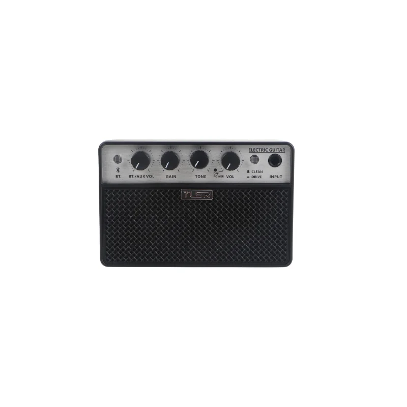 Портативный гитарный усилитель YUER Bluetooth — BT 5.1 Hi-Fi двухканальный Overdrive/Clean 10 Вт