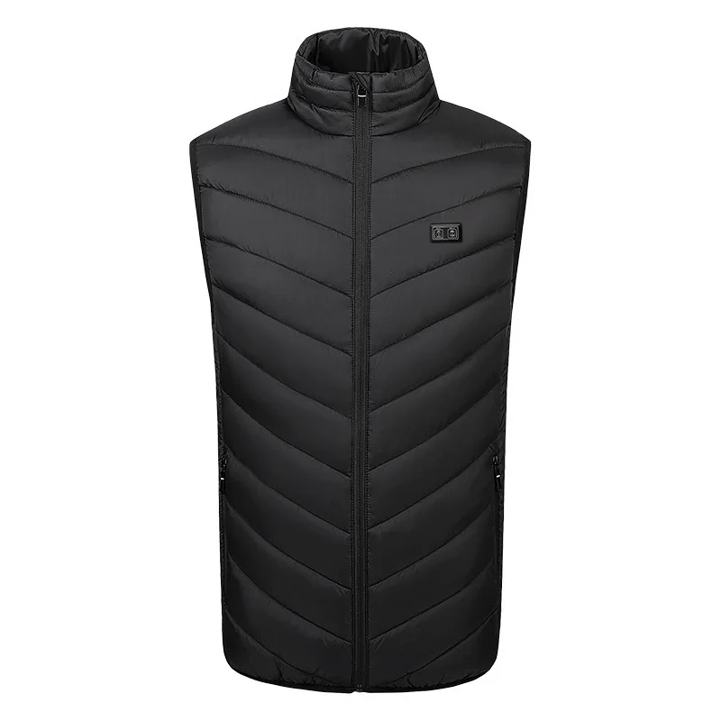 Double switch 11 pieces heating suit intelligent heating vest Thermal clothing USB charging electric vest coat