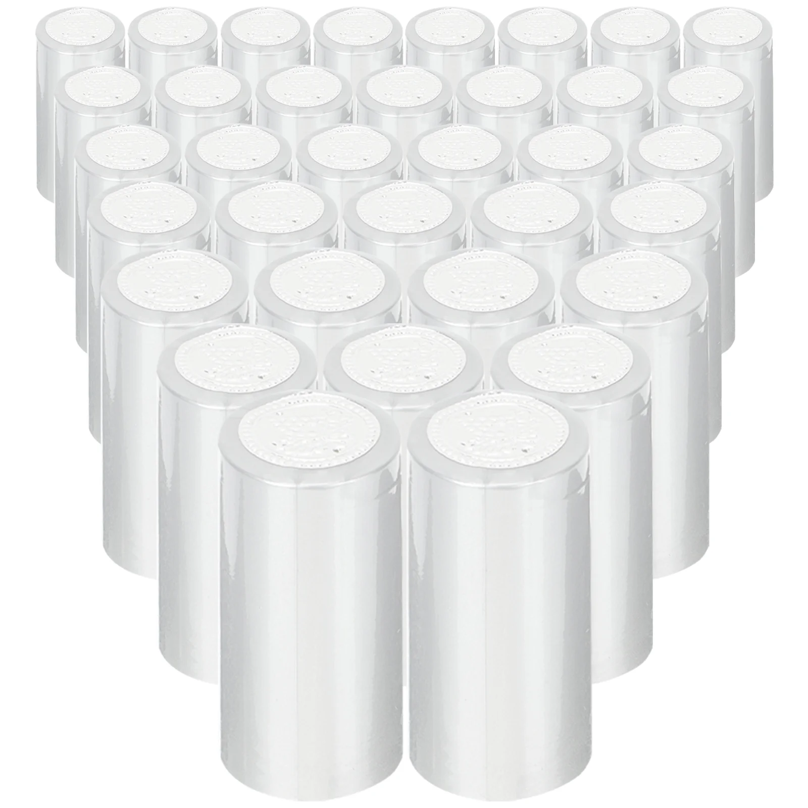 

200pcs Bottle Capsules Shrink Wrap Stoppers Red Bottle Tops Covers