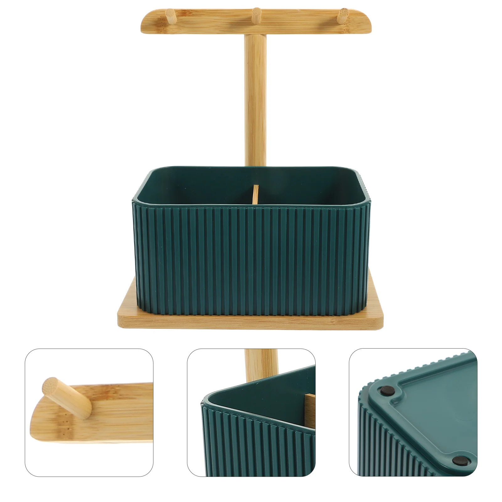 

Holder Storage Organizer Desk Box Pen Key Makeup Necklace Rackbrush Jewelrydesktop Container Case Stand Tabletop Sundries