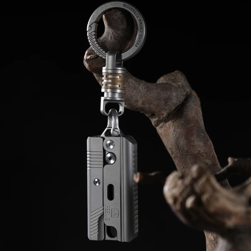 EDC титановый сплав лом инструменты ручной открытый кемпинг многофункциональная