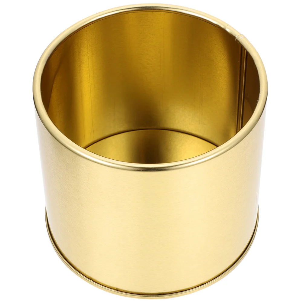 

Metal Flower Pot Bucket Houseplant Minimalist Vase Planter Bowl Small Vases Flowers Garden Pots Simple Flowerpot