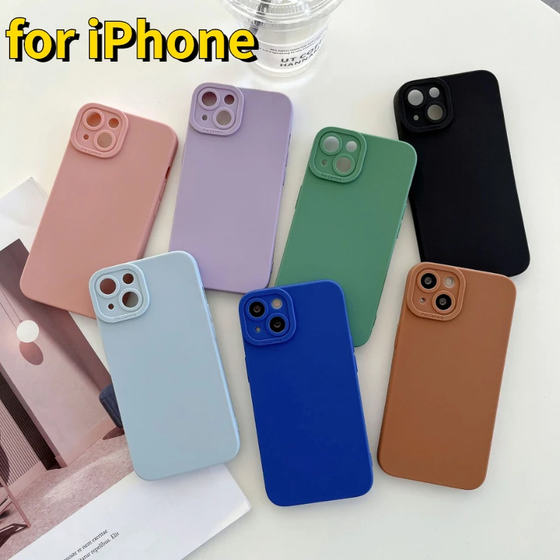 

Противоударный силиконовый чехол для iPhone 14 13 12 11 Pro Max XR XS X 6S 7 8 Plus SE Mini