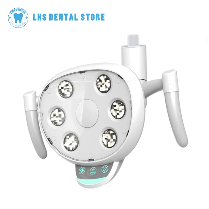 

COXO Dental Operation Light LED Lamp Light With 6 High Power LEDs Double Contol System With Sensor And Switch Dental Equipment