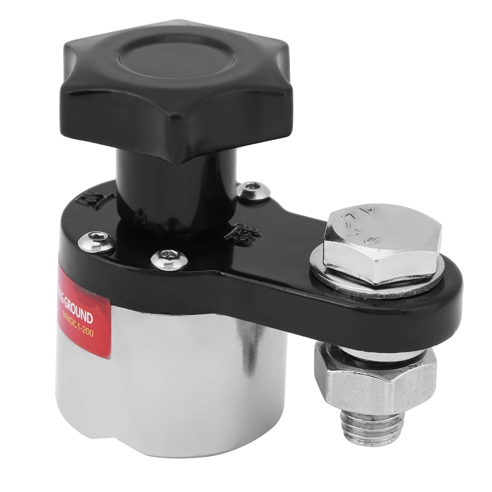 

200A Magnetic Welding Ground Clamp Grounding Magnet Connector Industrial Welding Machine Welding Welding Welding Welding