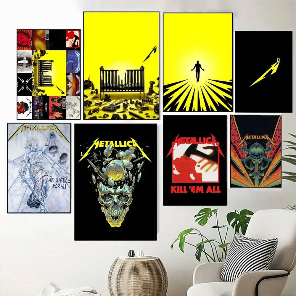Винтажный Плакат 72-сезонный M-MetallicaS Настенная Художественная Декоративная