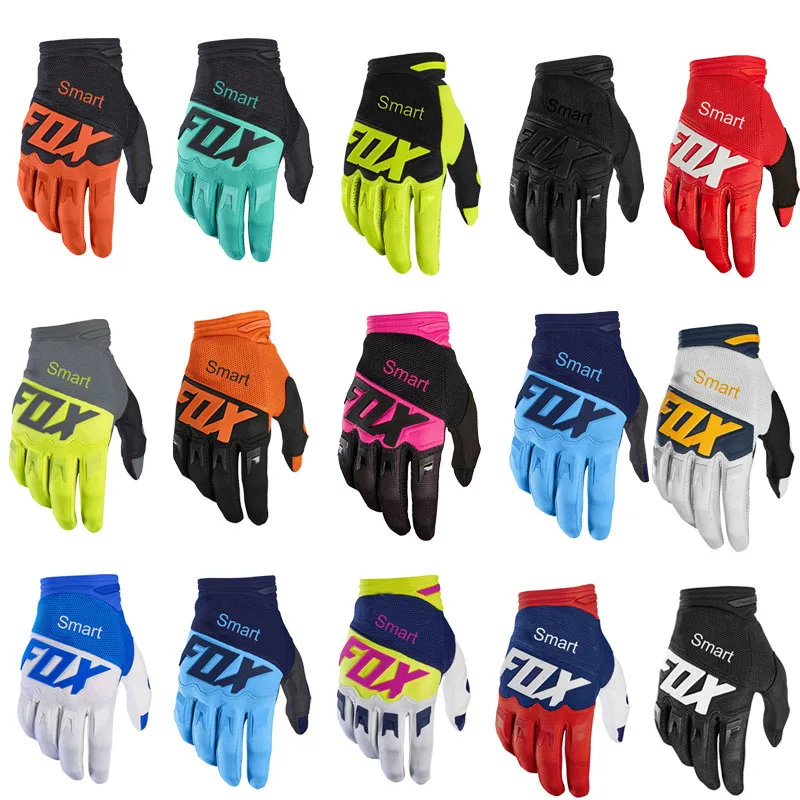 100% Smart FOX Men's Summer Motorcycle Gloves Mountain Bike Downhill Dirt Bicycle Cycling Gloves DH MTB BMX Motocross Riding
