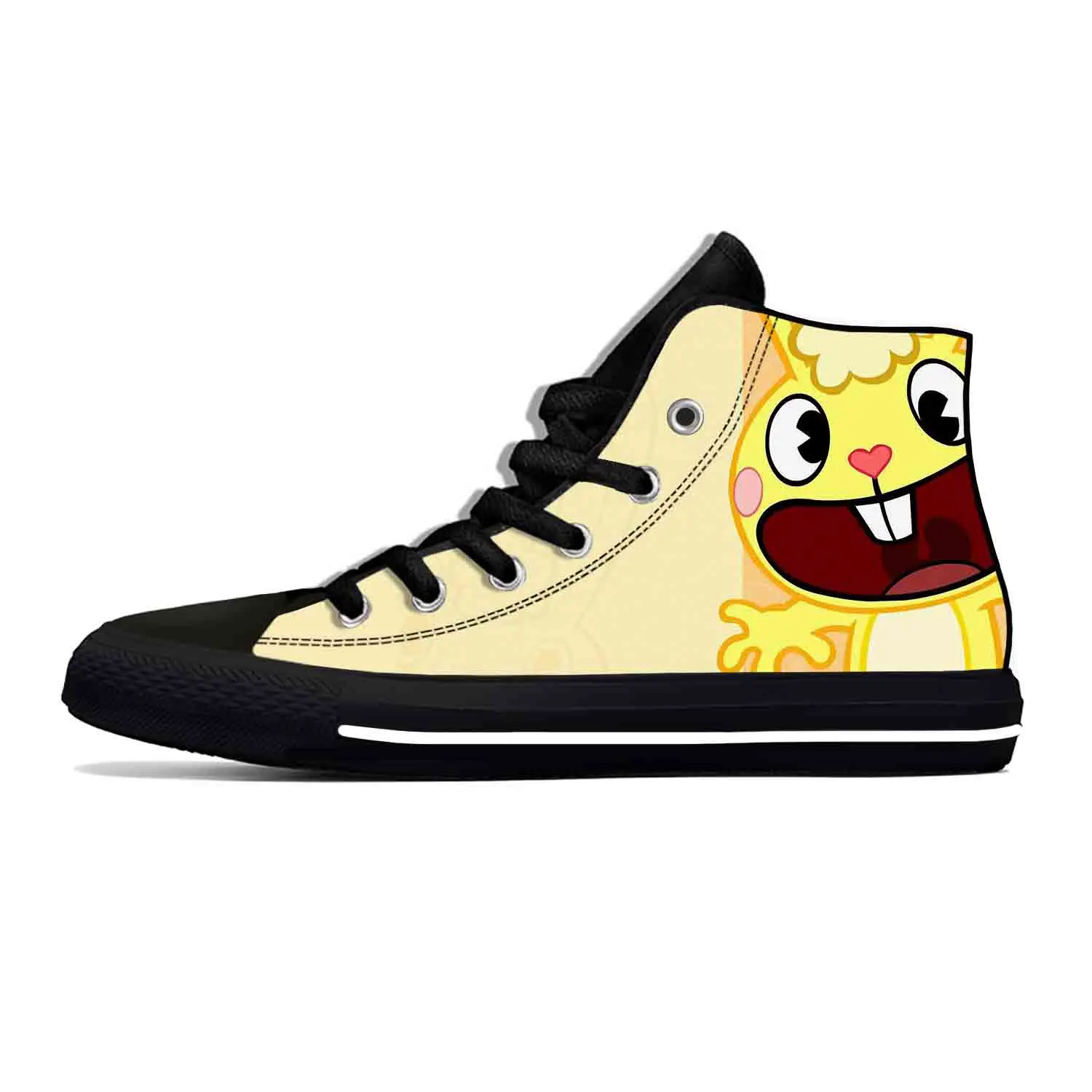 

Summer Anime Cartoon Manga Happy Tree Friends Cool Casual Shoes Breathable Men Women Sneakers High Top Lightweight Board Shoes