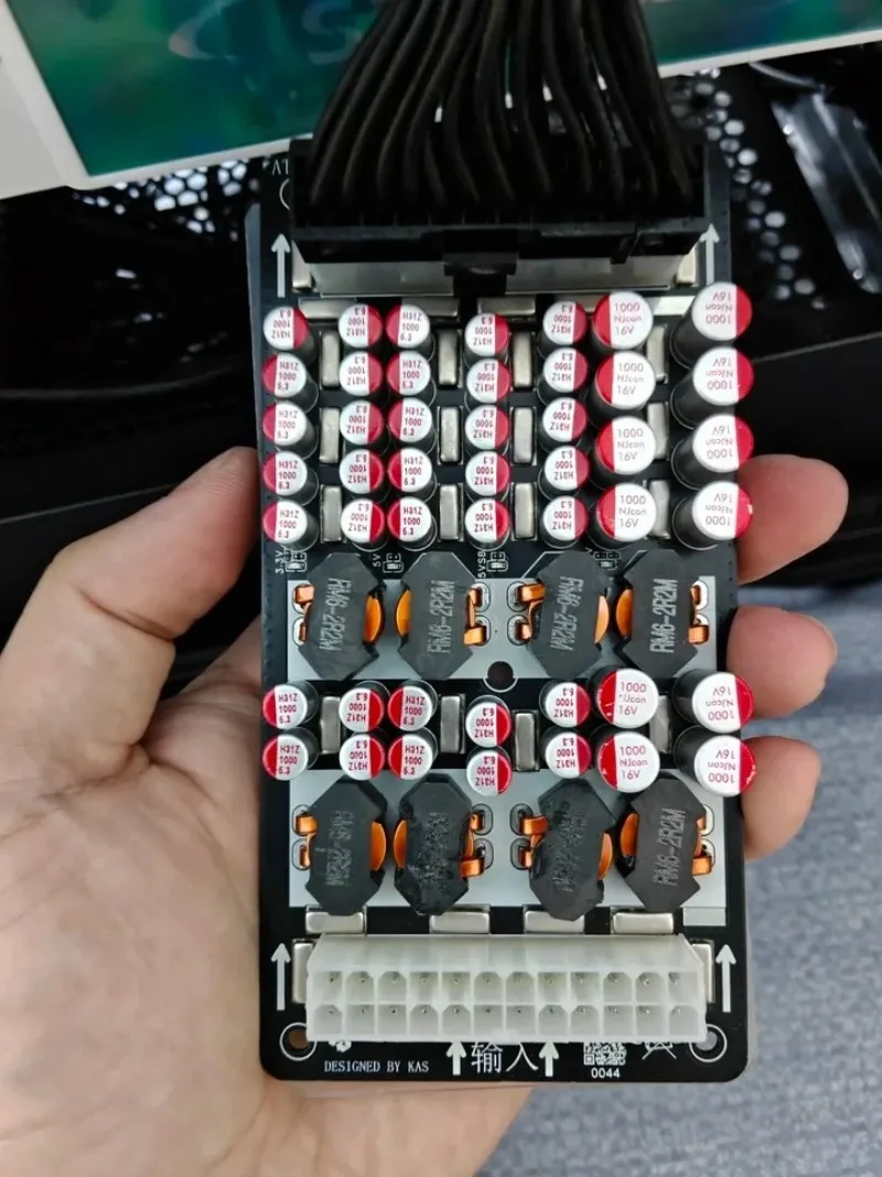 Фото Модуль фильтра питания постоянного тока для материнских плат ATX, интерфейсная плата для видеокарт PCIe для компьютеров цифрового вещания №1