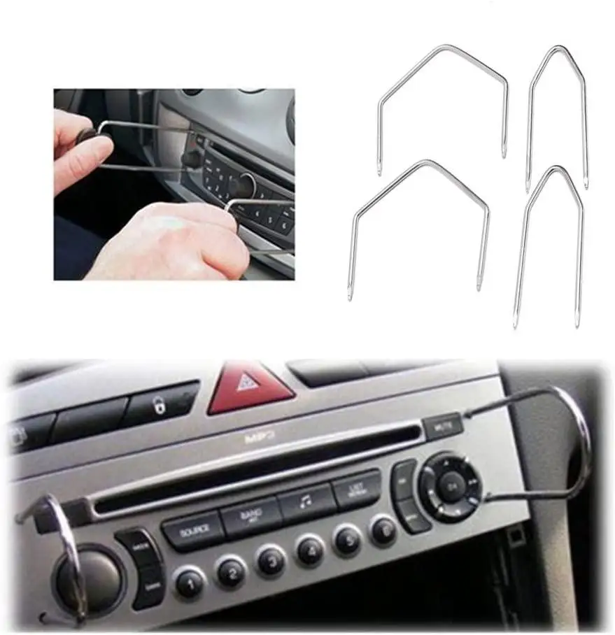 

38pcs Car Audio Stereo Cd Player Radio Removal Repair Tool Kits With Sturdy Pouch Auto Door Panels Interior Disassembly Tool