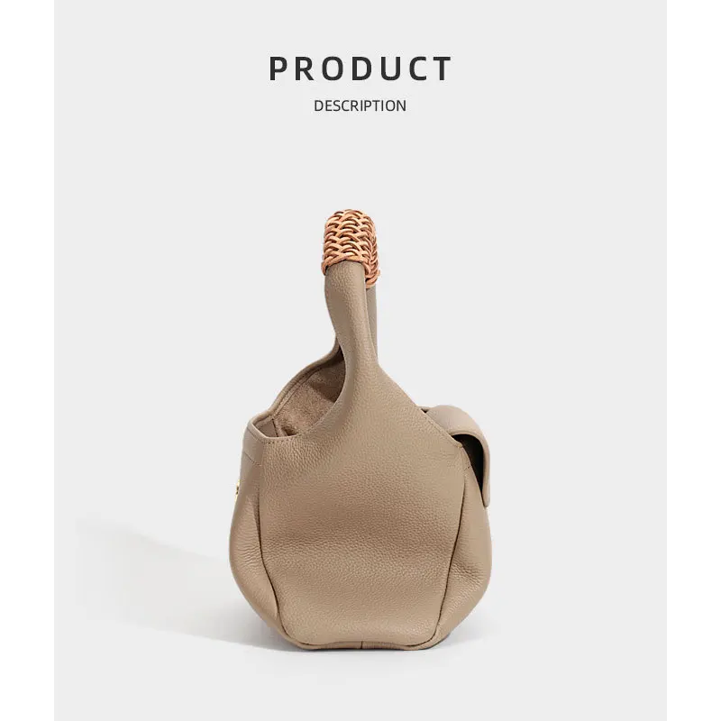 Fashion crossbody bag 2023 new senior sense of handheld niche versatile single shoulder leather women's bags