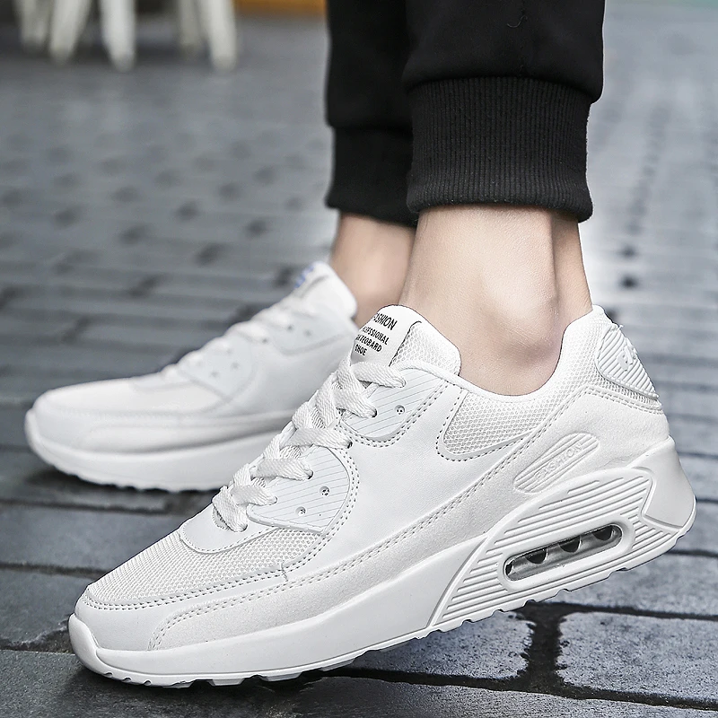 Дышащие сетчатые кроссовки для мужчин на шнуровке |