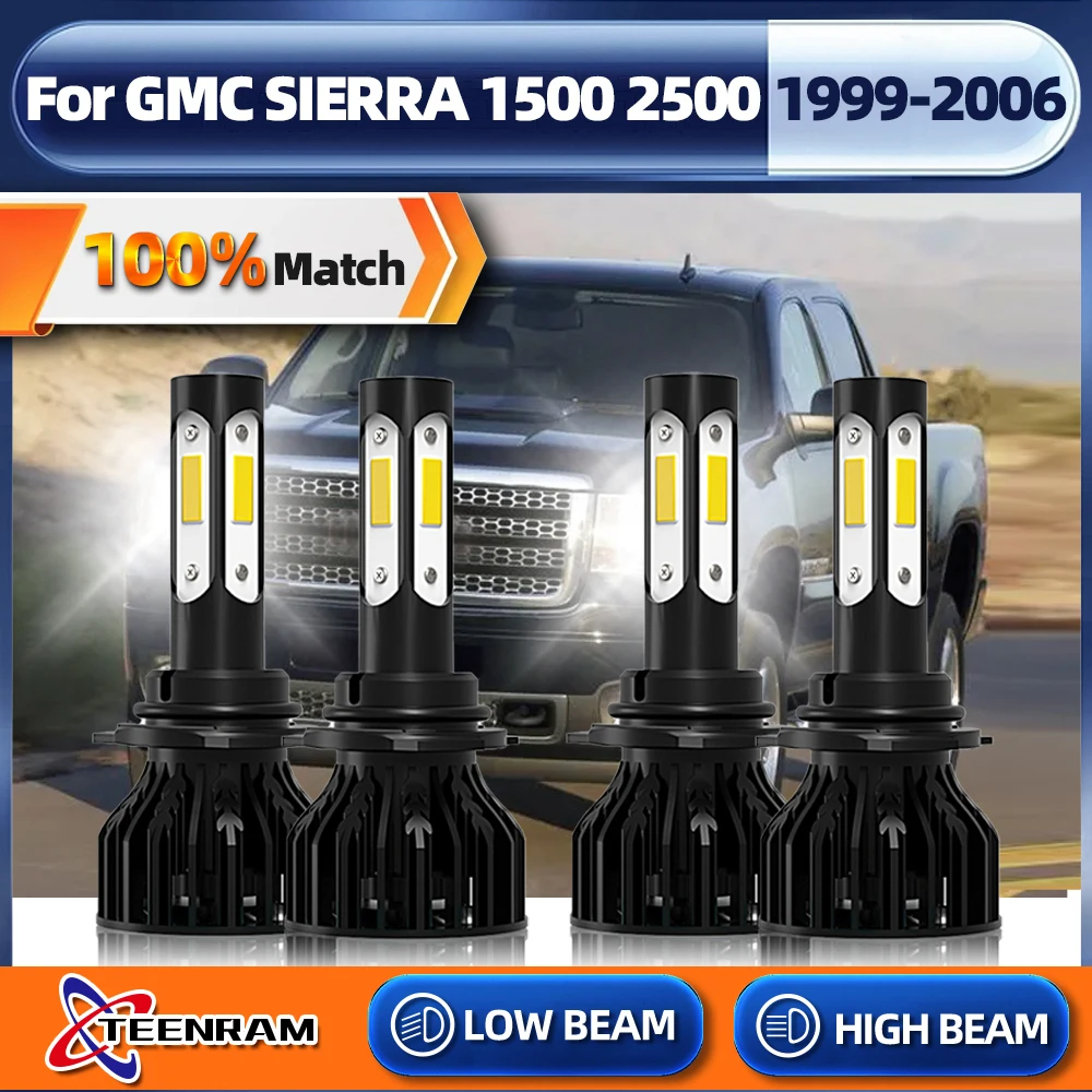 

Canbus LED Car Headlight Bulb 40000LM 240W HB3 9005 HB4 9006 Auto Light 6000K For GMC SIERRA 1500 2500 1999-2003 2004 2005 2006
