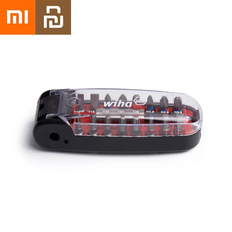 

Отвертка Mi Youpin Wiha Weihan из Германии, импортная отвертка с крокодиловым ртом, магнитная комбинация, крестовая Сливовая головка, набор из 17 шт.
