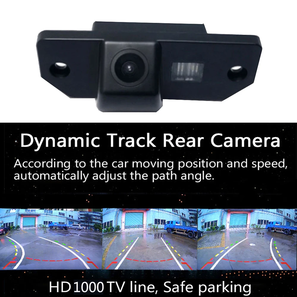 

Car Rear View Camera Parking Reverse Backup Dynamic Track CCD HD Color for Ford Focus 2 Sedan C-Max C Max Mondeo