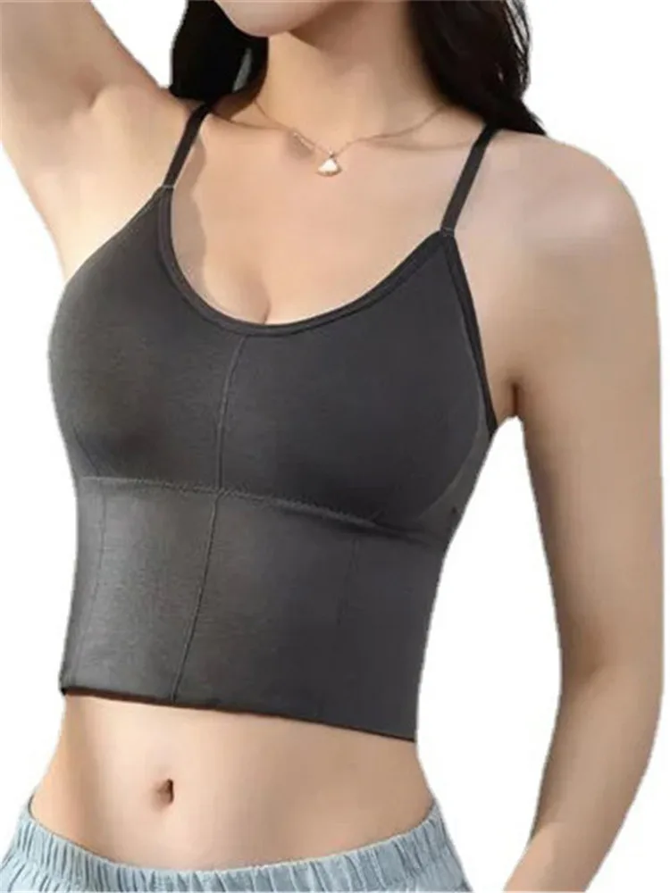 

VISNXGI Tank Tops Women Square Collar T Shirt Solid Knit Casual Basic Summer Ribbed Sleeveless White Black Off Shoulder Clothing
