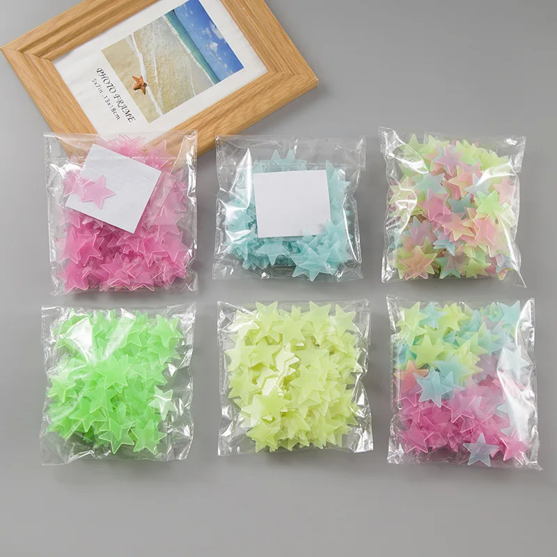 

Gypsophila 3 см/100 шт. светящиеся наклейки в виде звезд