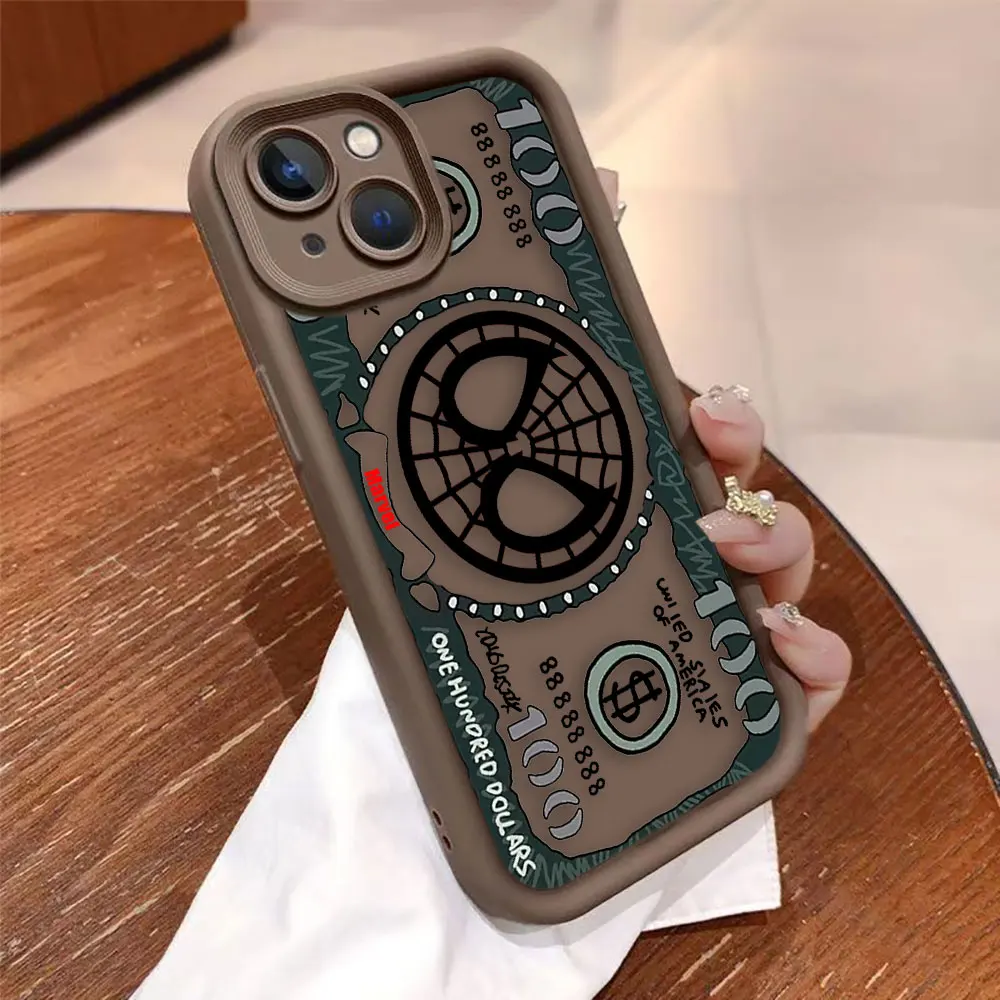 Mavel Money Железный Человек-Паук Женский чехол для Realme C21Y C30 C33 C35 C53 C55 C65 C67 4G 12 11 8 8I 7I 5 GT 3