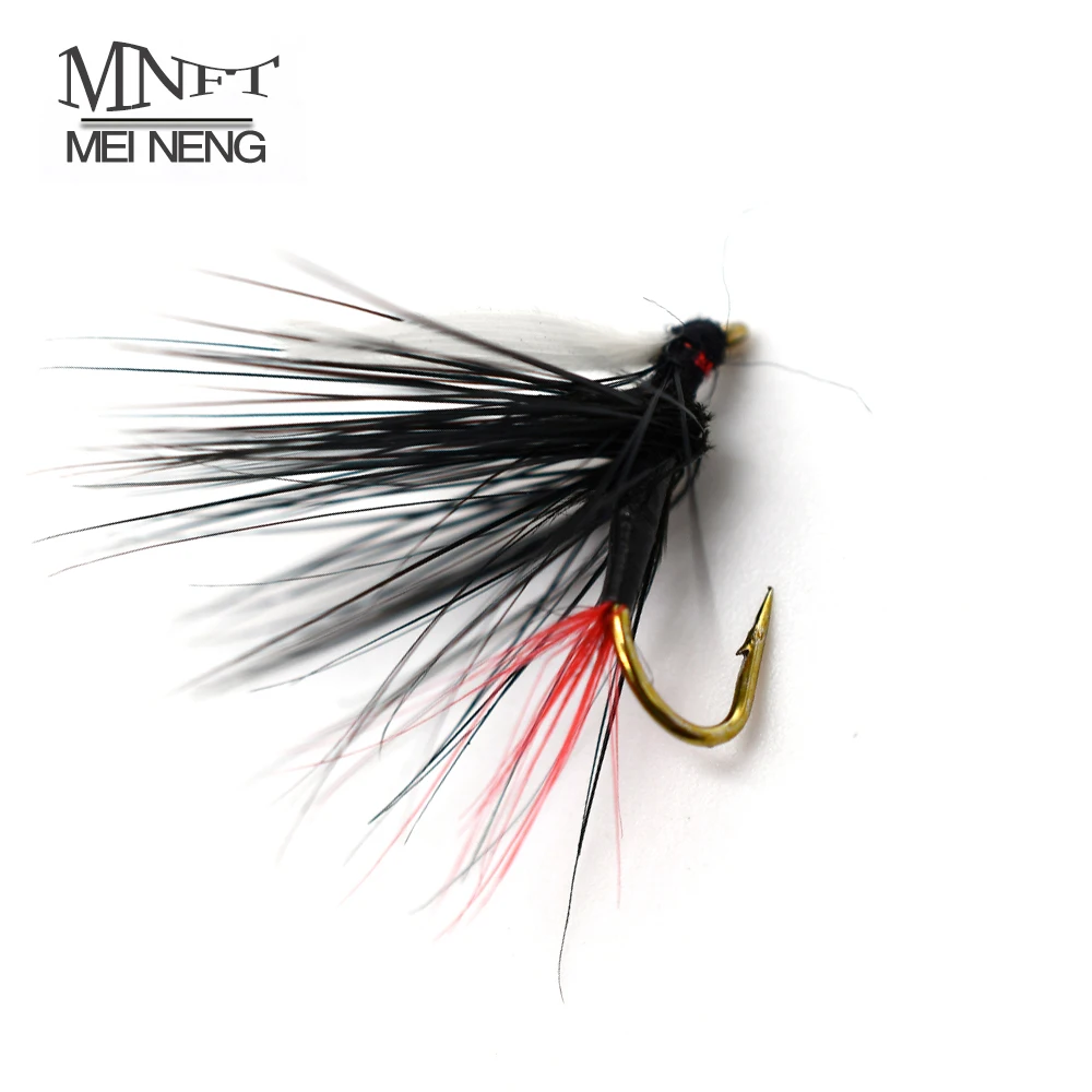 

MNFT 10PCS 12# Red Tail White Wing Seatrout/Salmon, Trout Flies Fishing Fly