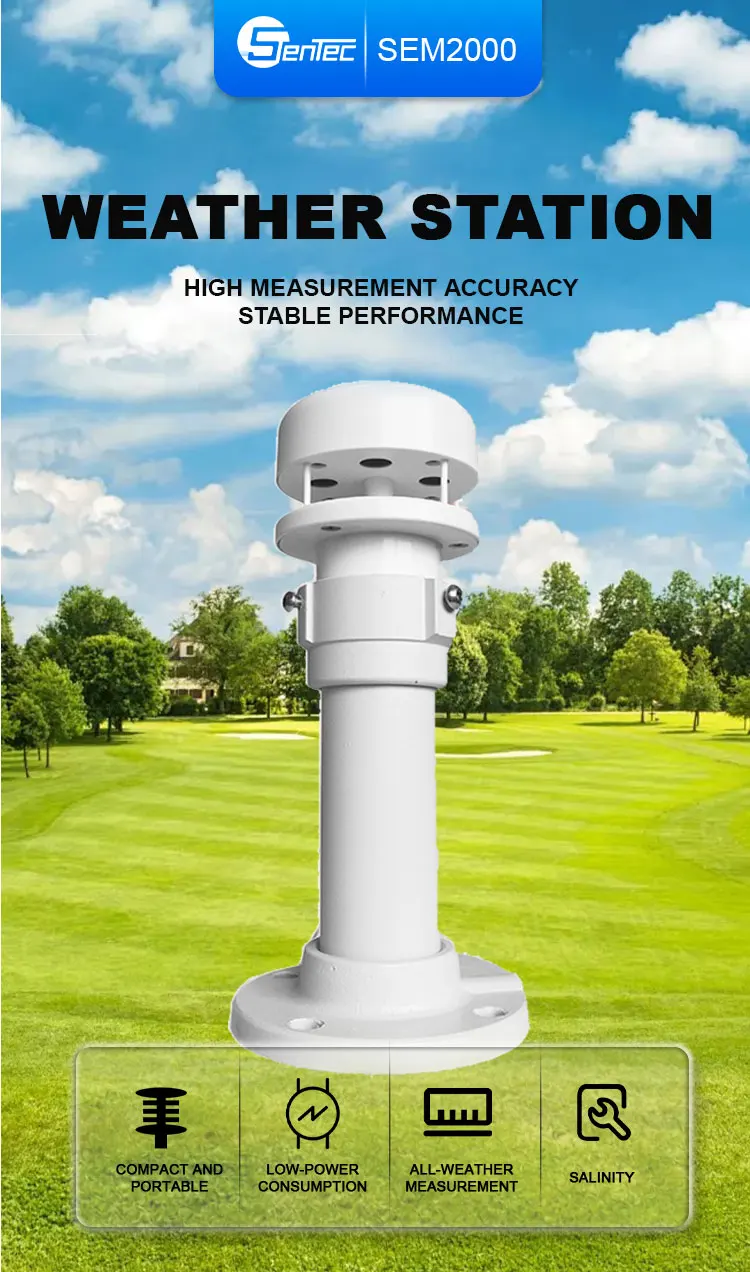 Метеорологическая ультразвуковая станция передатчика погоды Sentec Sem2000 для