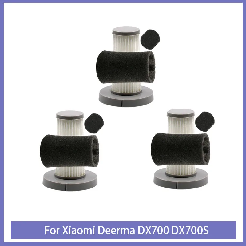 Фильтр НЕРА для пылесоса Xiaomi Deerma DX700 DX700S моющаяся щетка глубокой фильтрации