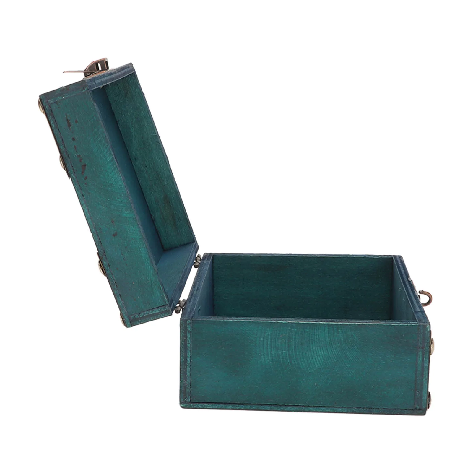 Деревянный ящик с сокровищами комбинированным замком изысканный винтажный