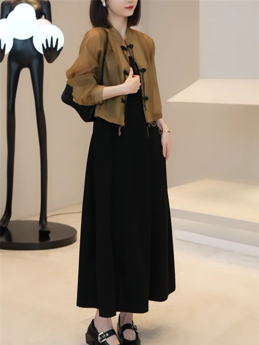 Весна и лето 2024 новый продвинутый дизайн новые китайские национальные рубашки с