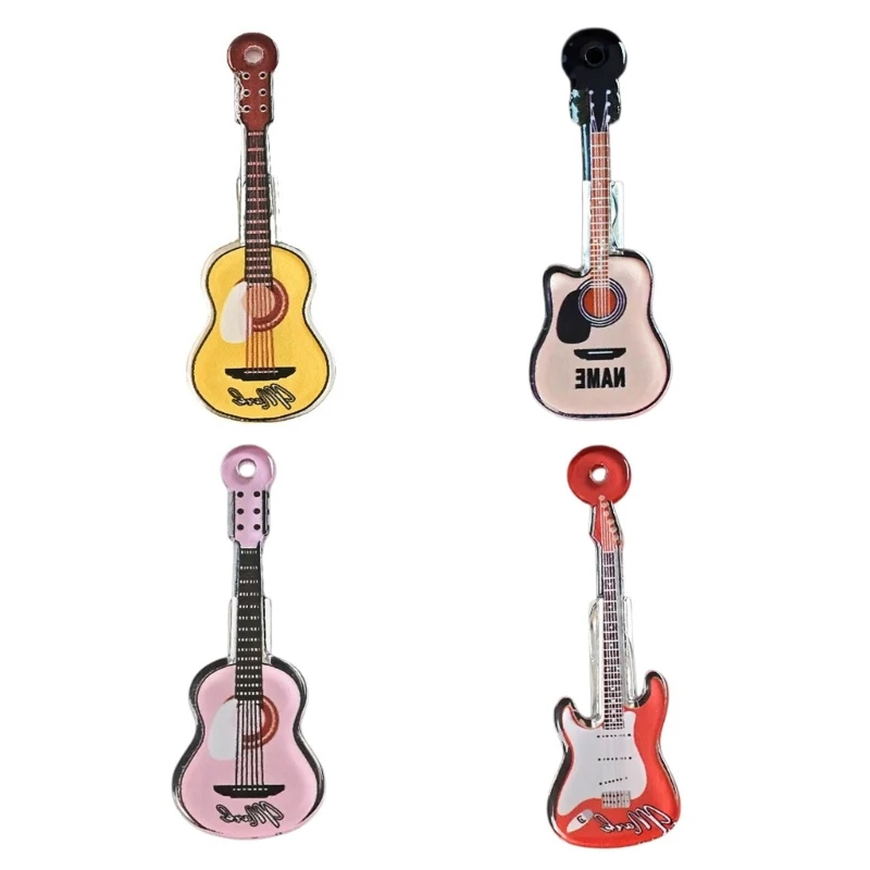 Популярная заколка для волос в виде гитары девочек субкультурная детские