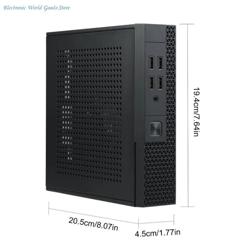 A3PD ITX Корпус для компьютера TX07 Мини-настольный корпус Промышленное управление HTPC Корпус для ПК Мониторинг Серверный с 4 (art.: 3920da7e24e5d) - 3920da7e24e5d