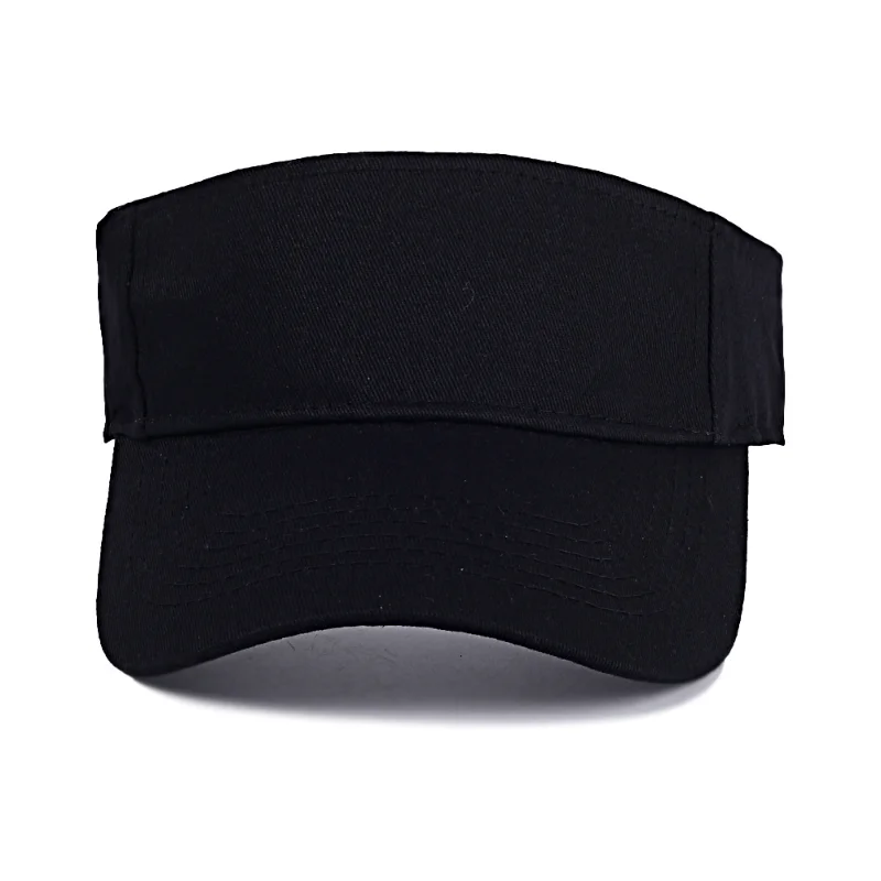 Summer Men's Women's Adjustable Sun Visor Top Hollow Curved Outdoor Sports Cap Topless Tennis Golf Hat Fashion Casual Versatile