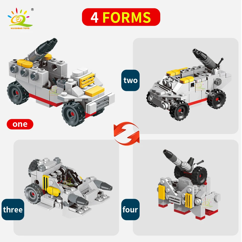 HUIQIBAO военные корабли крейсер корабль строительные блоки Набор для мальчиков