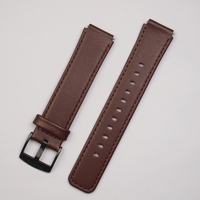 Soft Calf Leather Strap Striped Watchband for HUAWEI B6 Smartwatch 16mm Genuine Leather Original Wristband for HUAWEI B6