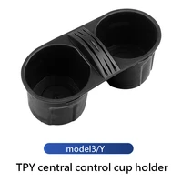 for tesla central control cup holder model y modified accessories model 3 central control cup holder tpe