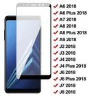 Защитное стекло 9D для Samsung Galaxy A6 A8 J4 J6 Plus A7 A9 J3 J7 J8 2018 J2 Core J5 Prime