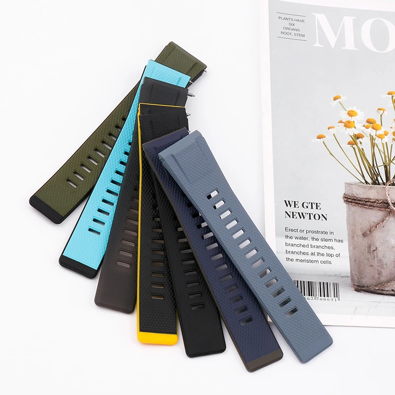 Watch Accessories 24mm Resin watch band for Casio G-Shock GA2000 PRG-600 PRW-6600 PRG-650 Outdoor Sports Waterproof Watch strap