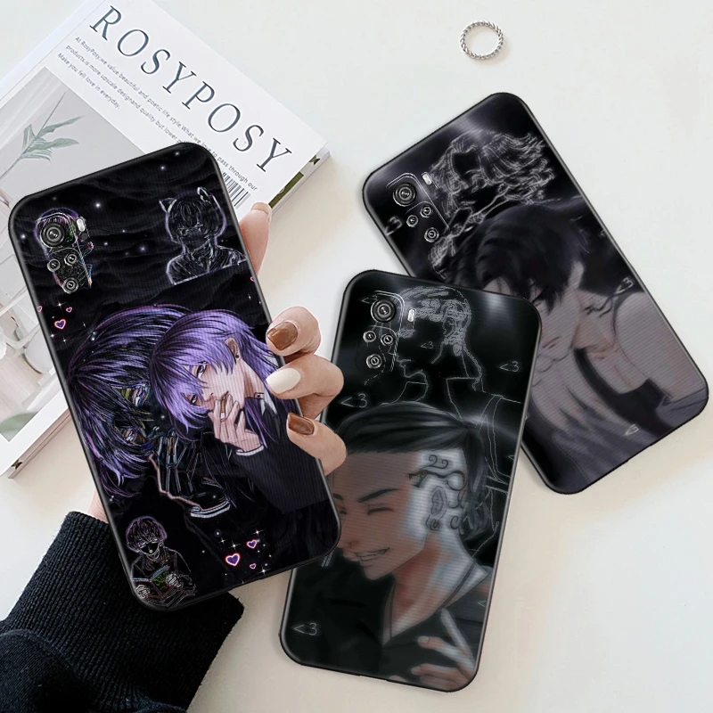 

Phone Case For Xiaomi Redmi 9 9i 9AT 9T 9A 9C Note 10 10T 5G 10S 11T 11 Pro Plus Japan Anime Tokyo Revengers TPU Black Cover