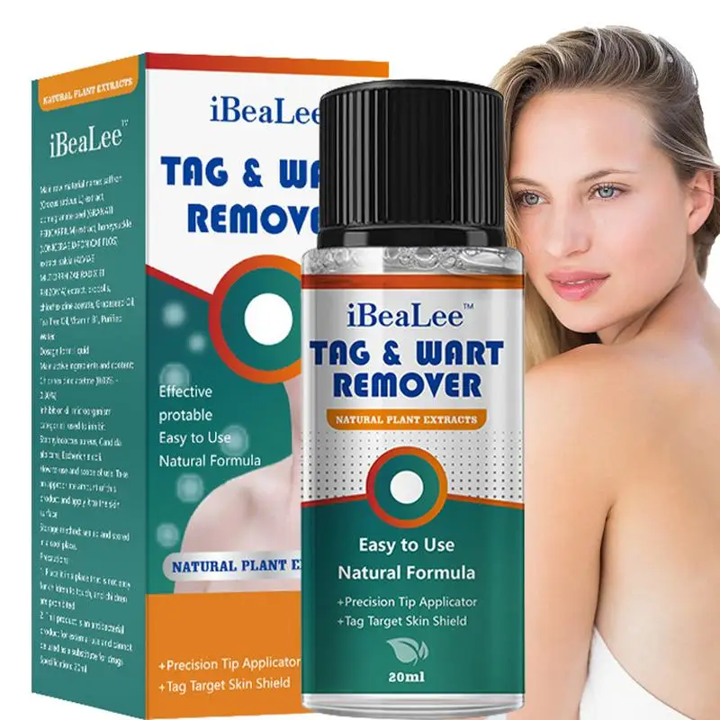 

Skin Tags Remover Liquid Painless Mole Skin Dark Spot Warts Remover Cream Face Wart Tags Removal Essential Oil Face Care Cream