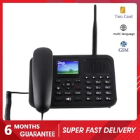 2022 GSM Wireless Telephone With Multi Language Dual SIM Card Radio Record Color Screen Phone For Home Office Desktop