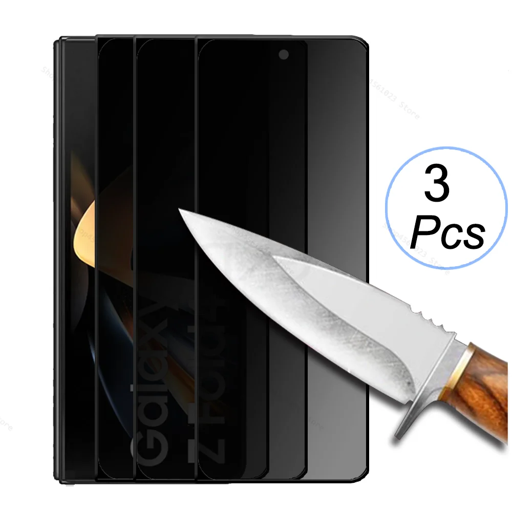 

3Pcs For Samsung Galaxy Z Fold3 Fold4 Fold5 5G Privacy Tempered Glass Screen Protector For Samsung Z Fold 3 4 5 Anti-spy Glass