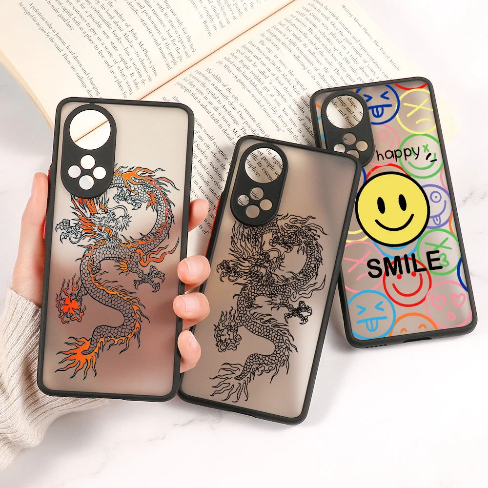 Honor 50 Case For Huawei P30 Lite Cases P30 Pro P40 P50 Funda Honor 20 30 Lite 20S 60 SE 10X Lite 8X 9A 9X Nova 5T Back Covers  