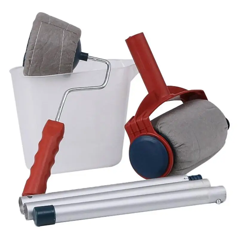 

Multifunction Paint Runner Roller Kit Brush Handle Flocked Edger