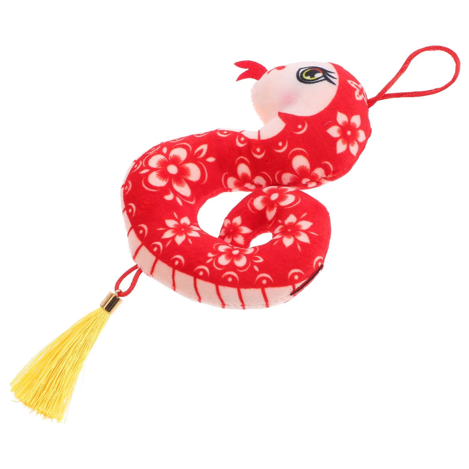 Плюшевая подвеска в виде змеи игрушки китайский Новый год подвесное украшение