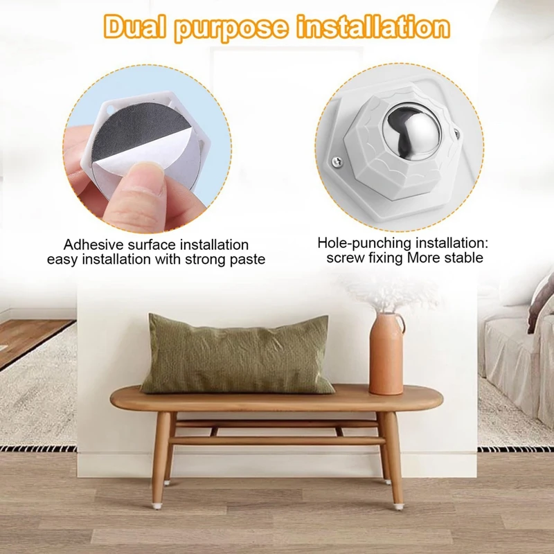 Мини-ролики для мелкой бытовой техники самоклеящиеся ролики из нержавеющей