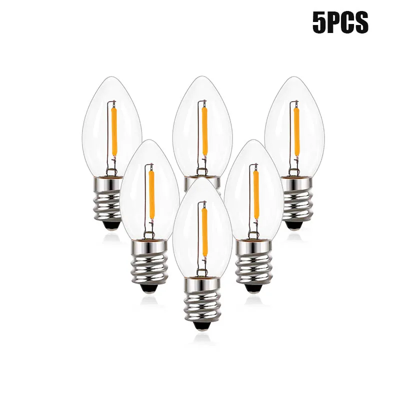 

Светодиодная лампа Эдисона C7 0.5 Вт теплый белый для декора